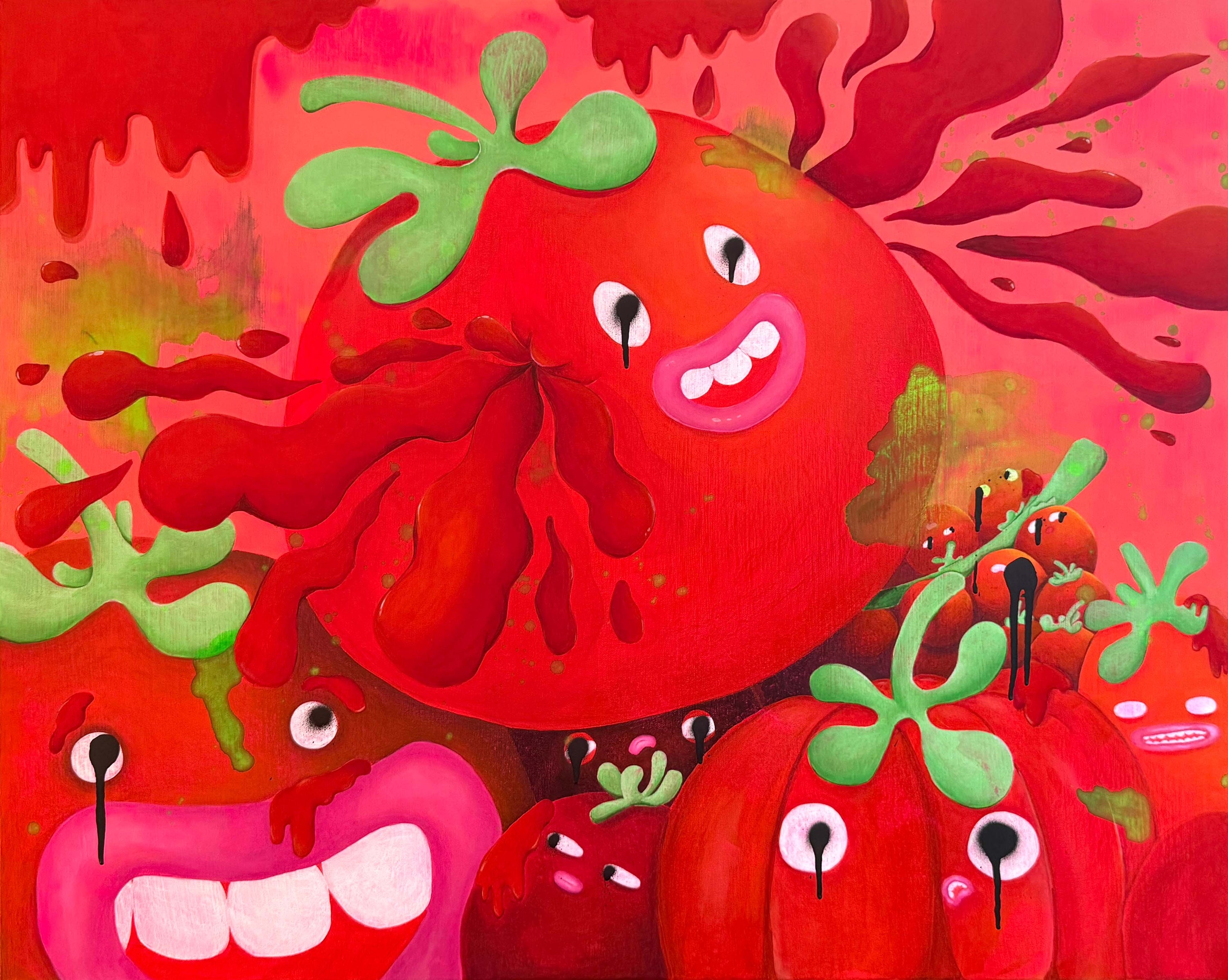Original Canvas Artwork 1/1: Ripe Drama 🍅