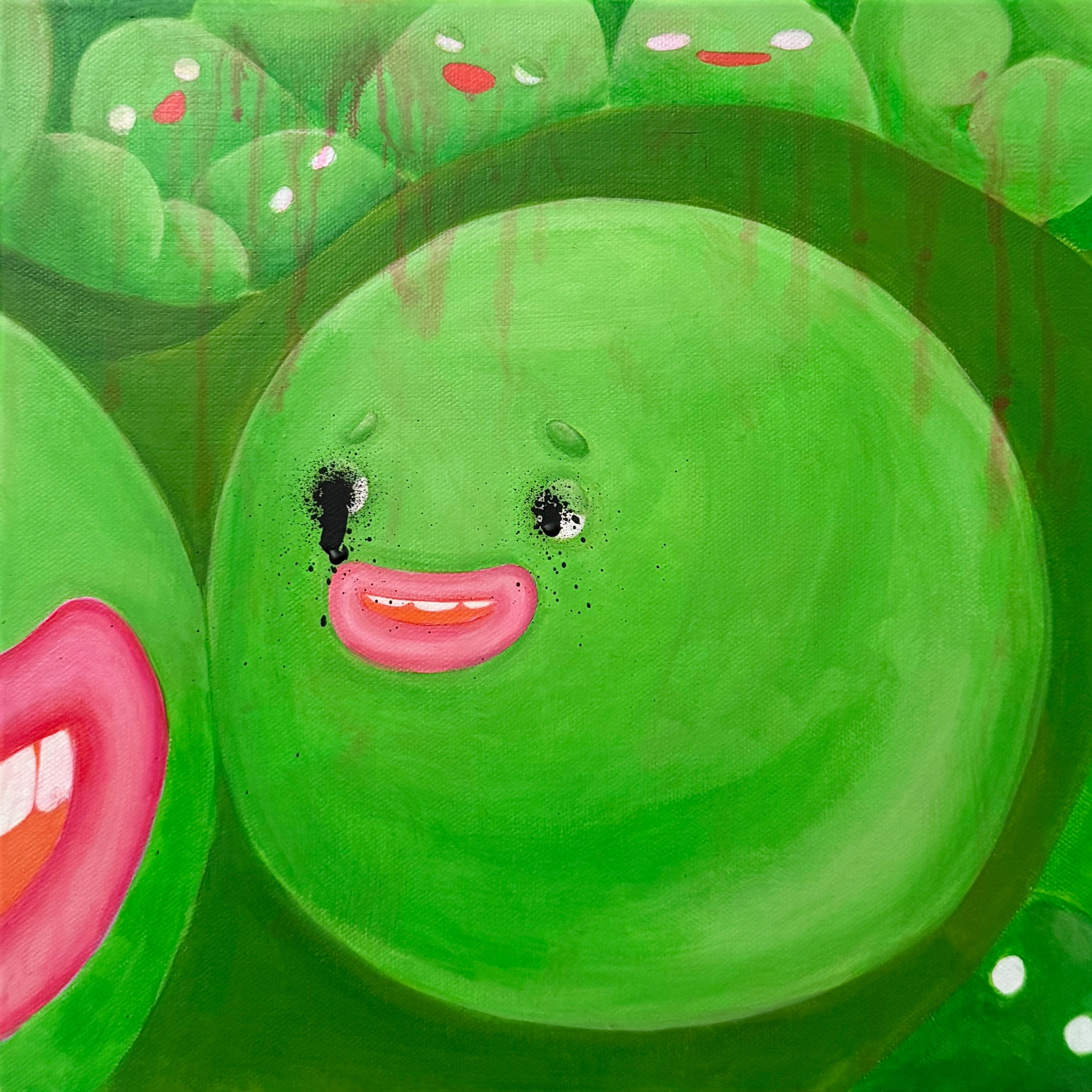 Original Canvas Artwork 1/1: Creepea Life — Act III 🫛🫛🫛