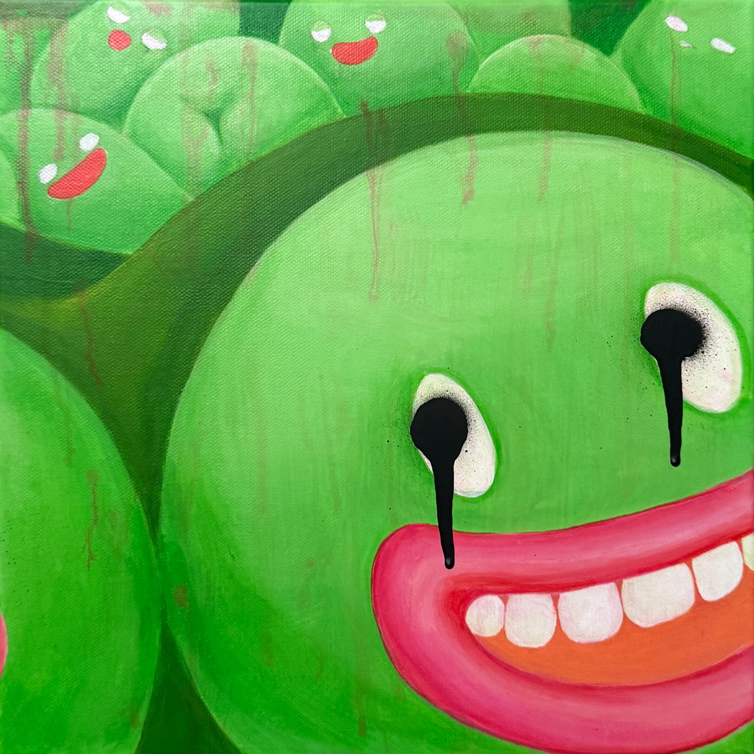 Original Canvas Artwork 1/1: Creepea Life — Act II 🫛🫛