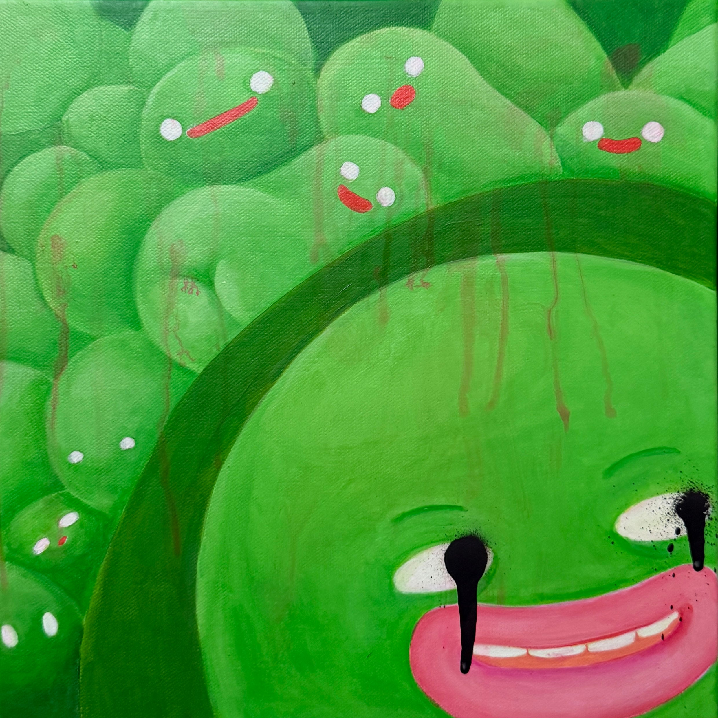 Original Canvas Artwork 1/1: Creepea Life — Act I 🫛