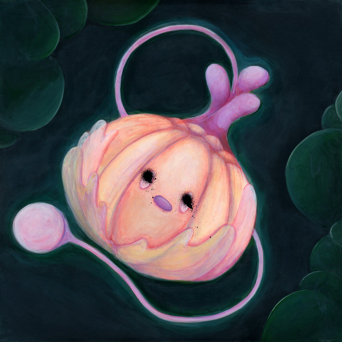 Holy Clove by KELLYHOSY, acrylic on canvas, 40 × 40 cm