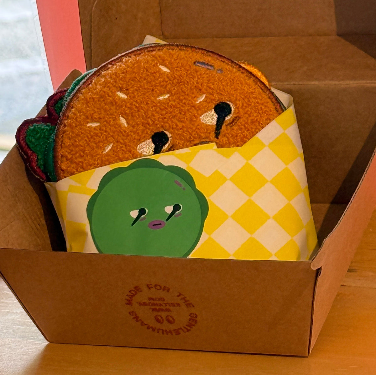 Daging Burger Coaster Stack