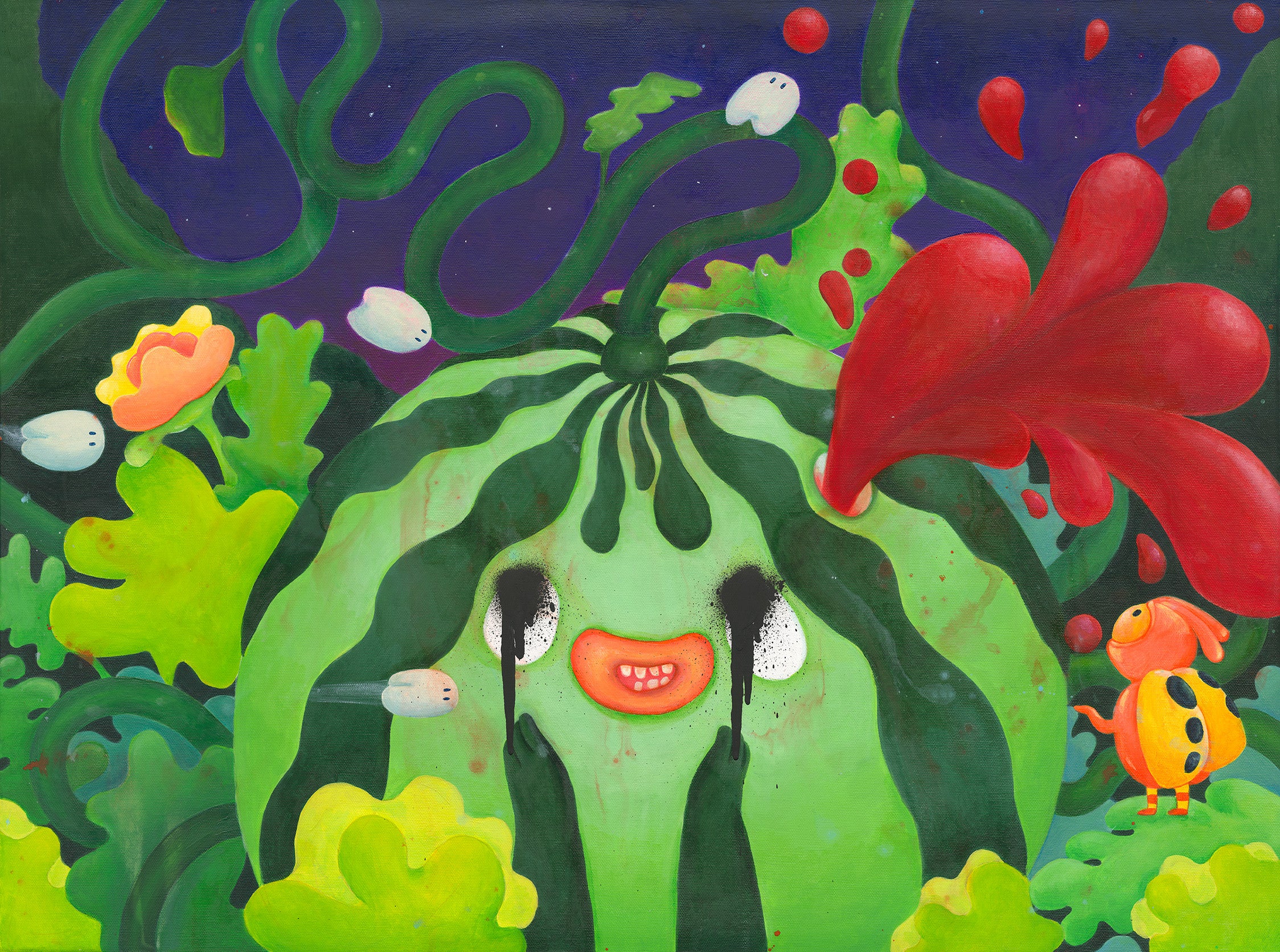 Original Canvas Artwork 1/1: Summer Tragedy 🍉