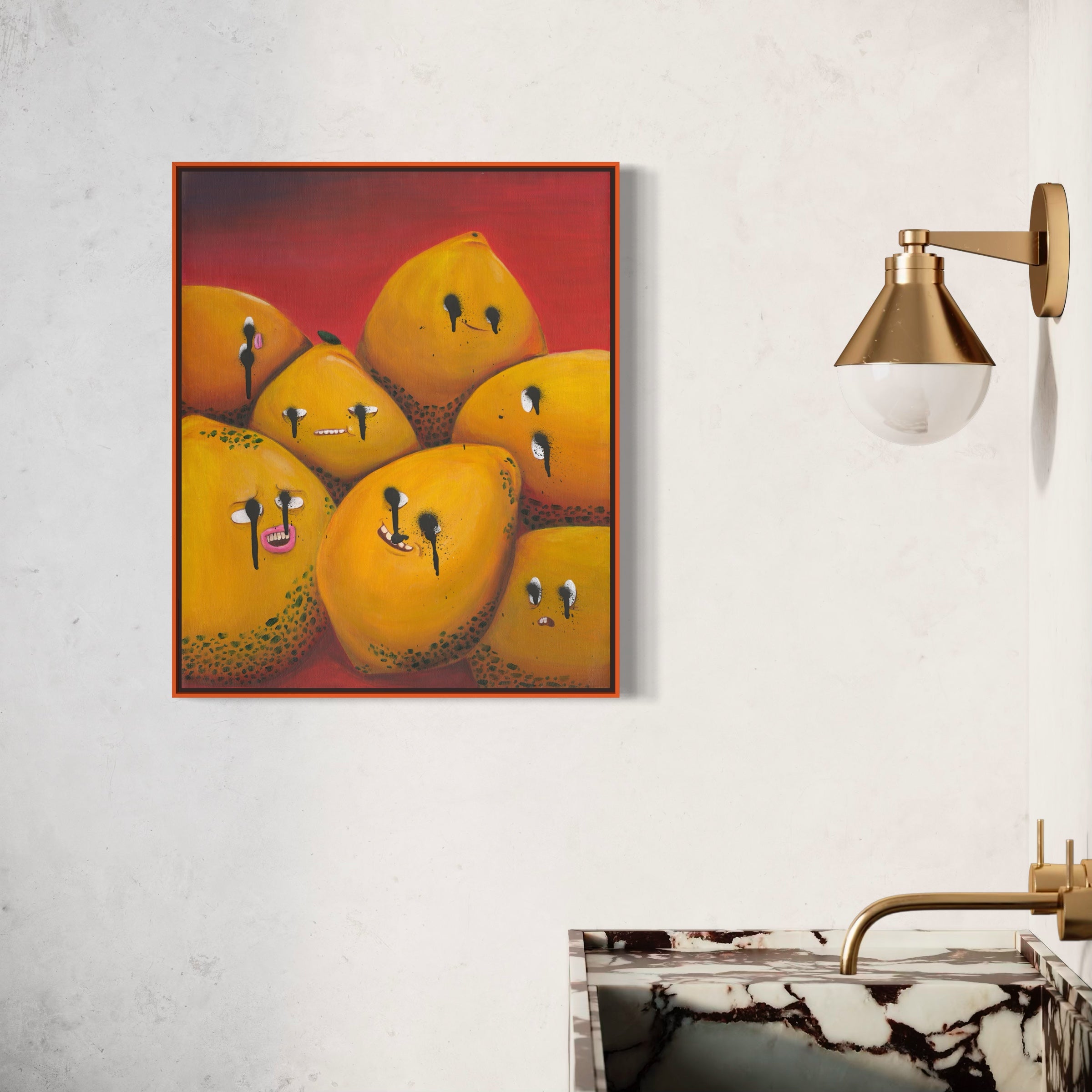 Original Canvas Artwork 1/1: Sour Notes 🍋