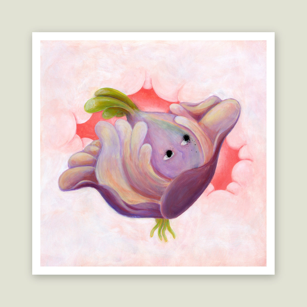Eternal Rings square poster by KELLYHOSY, 297 × 297 mm with 10 mm white border