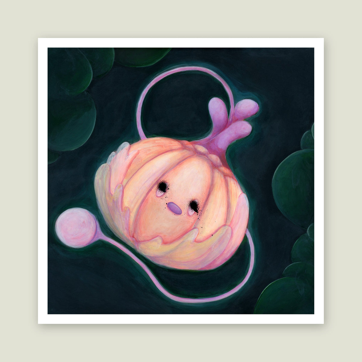 Holy Clove square poster by KELLYHOSY, 297 × 297 mm with 10 mm white border