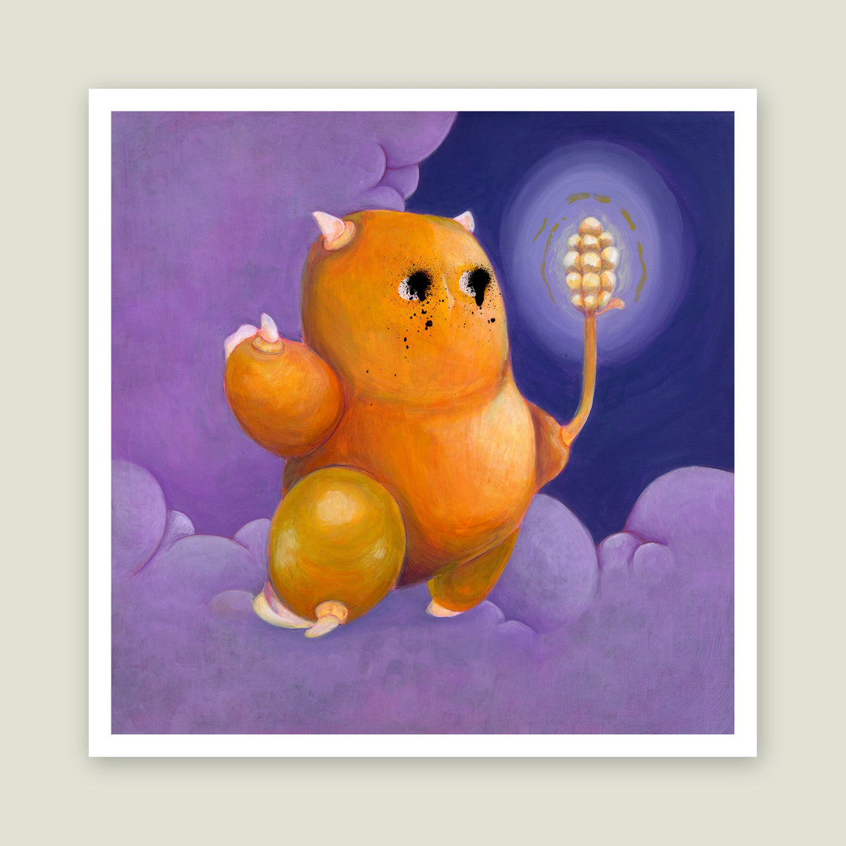 Mystic Root square poster by KELLYHOSY, 297 × 297 mm with 10 mm white border
